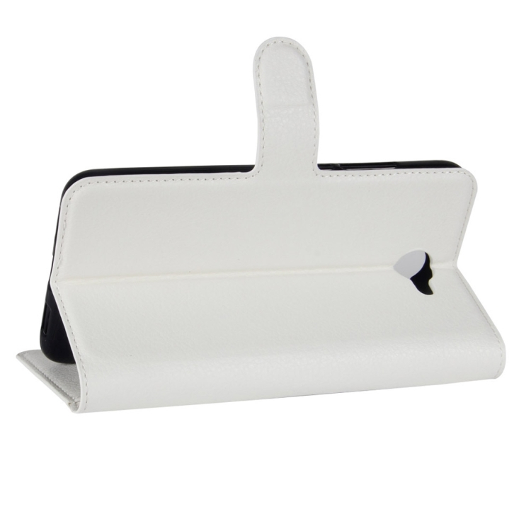 Litchi puhelimen suojakuori korttitaskulla sekä puhelinpidikkeellä (Huawei Y7)