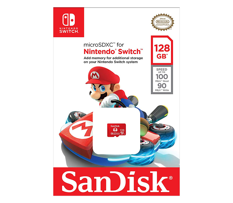 SanDisk microSDXC Nintendo Switch muistikortti 128 Gt, U3