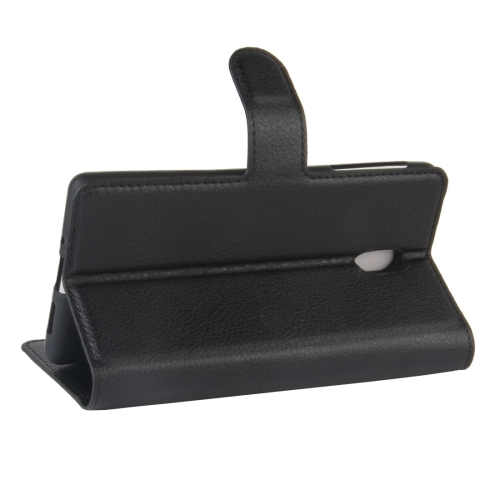 Nokia 3 nahkainen suojakotelo (musta)