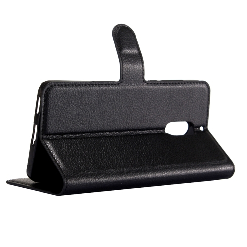 Nahkainen suojakotelo Nokia 6 (musta)