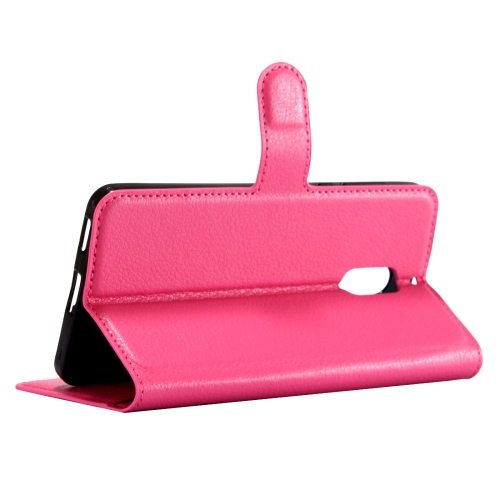 Nahkainen suojakotelo Nokia 6 (magenta)