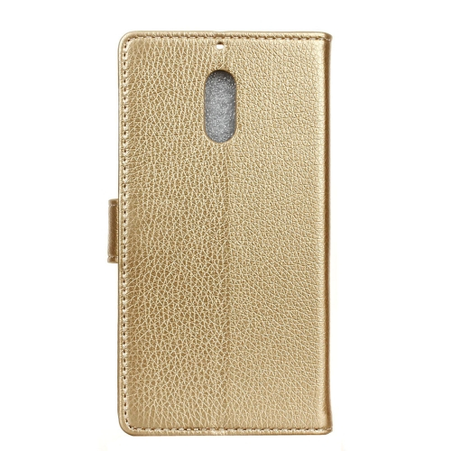 Nokia 6 lompakkokotelo (kulta)