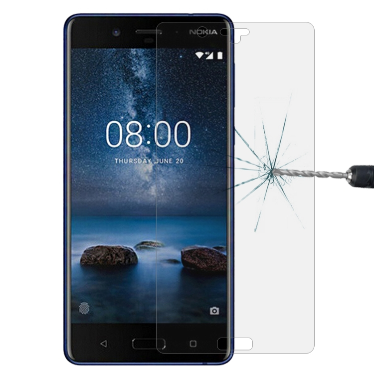 Nokia 8 näytön suojalasi, 0.26 mm, 2 kpl