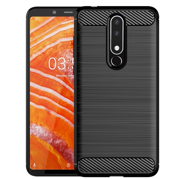 Suojakotelo Nokia 8 -puhelimelle -Musta