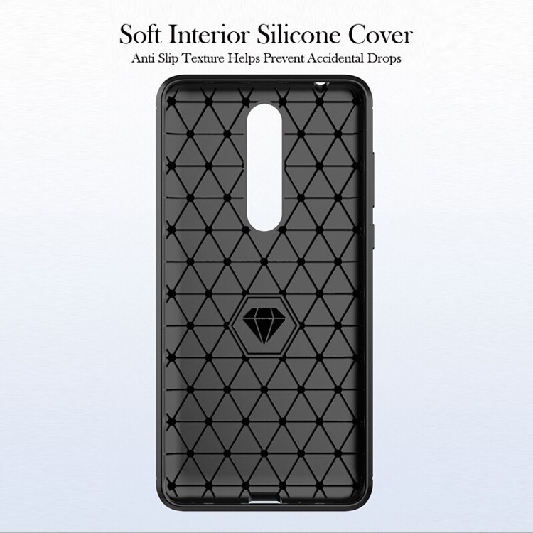 Suojakotelo Nokia 8 -puhelimelle - punainen