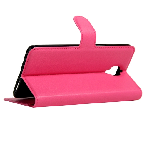 OnePlus 3, 3T nahkainen suojakotelo, magenta