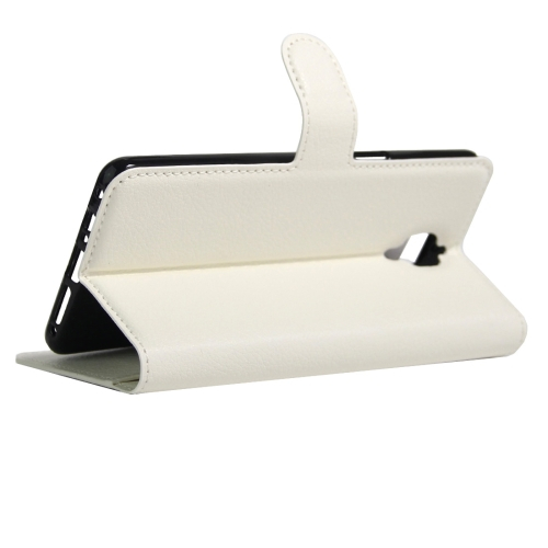 OnePlus 3, 3T nahkainen suojakotelo, valkoinen