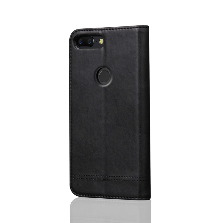 OnePlus 5T nahkakotelo (musta)