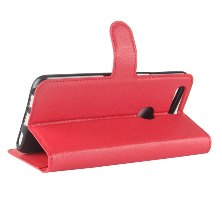 Nahkainen suojakotelo OnePlus 5T , punainen