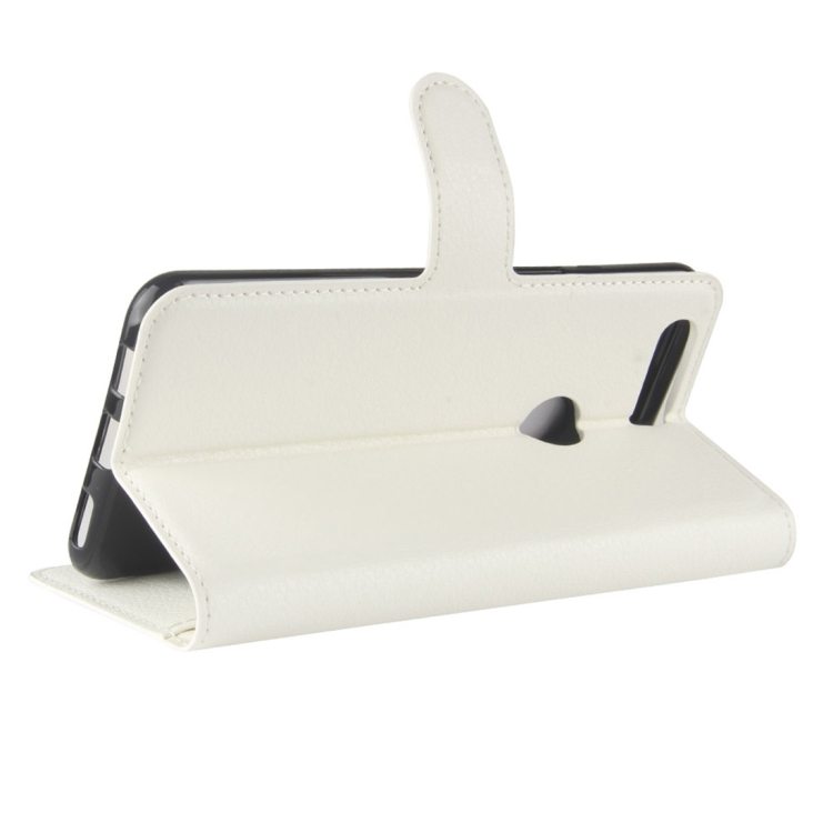 Nahkainen suojakotelo OnePlus 5T , valkoinen