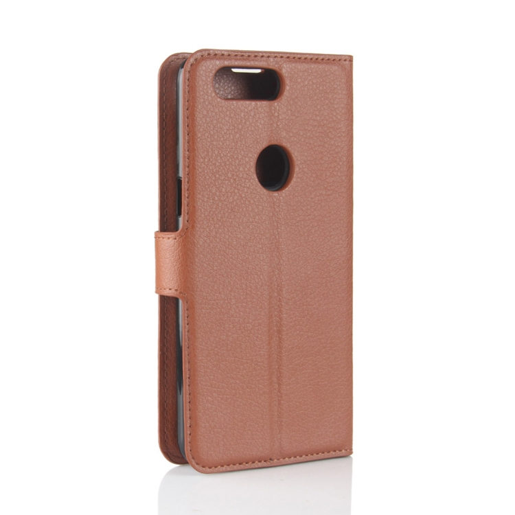Nahkainen suojakotelo OnePlus 5T , ruskea