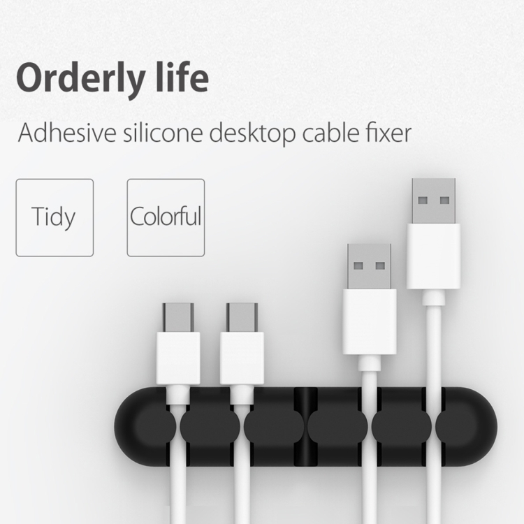 Silikoninen työpöydän kaapelipidike 