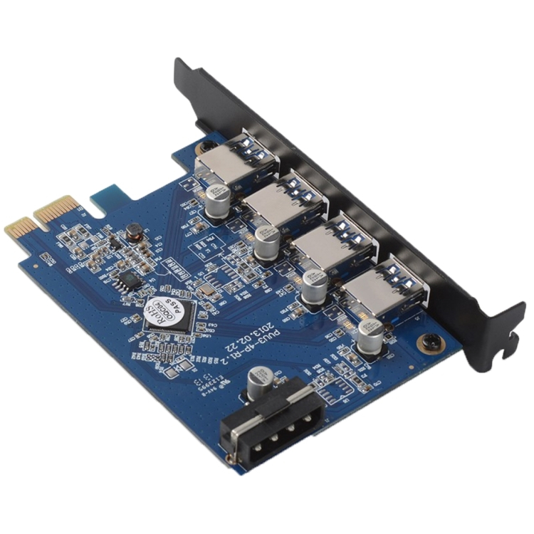 4 x USB 3.0-porttia, PCI Express-kortti tietokoneelle