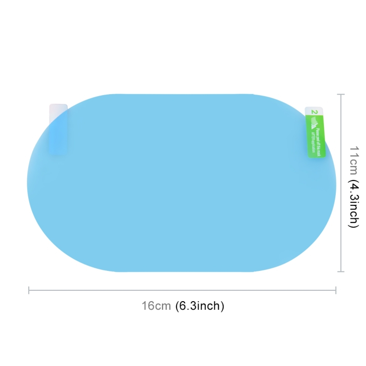 Sivupeilin kalvo sumu- ja sadesuojalla, 2 kpl