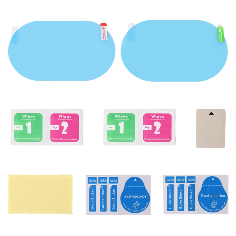 Sivupeilin kalvo sumu- ja sadesuojalla, 2 kpl