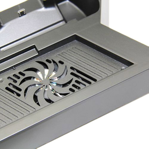 PS4 pelikoneen alusta ja latausasema 