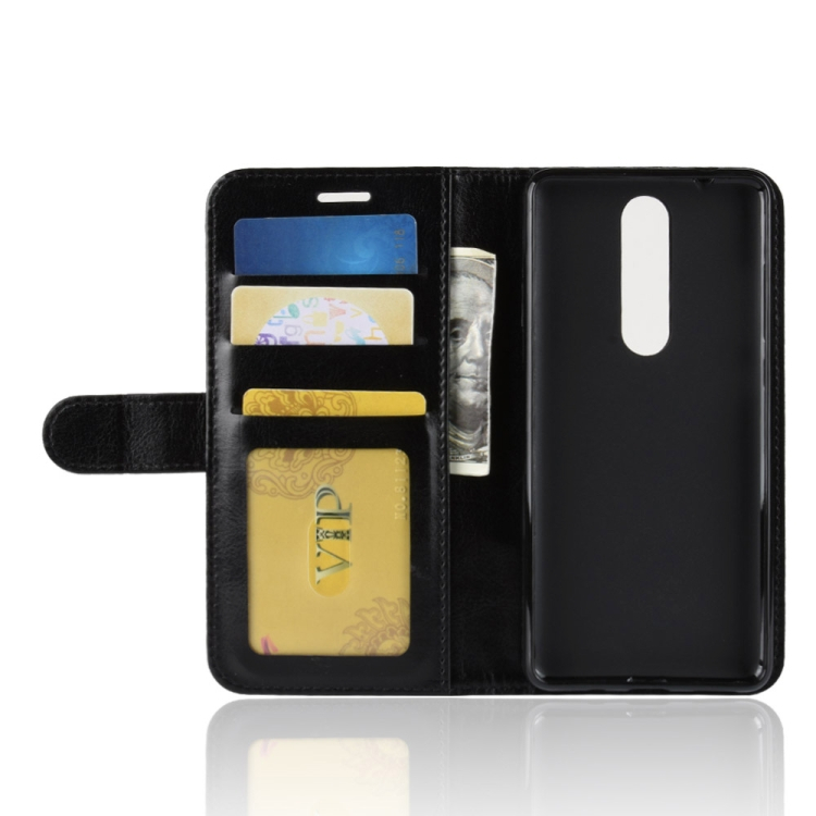 Nokia 5.1 nahkainen kotelo (musta)