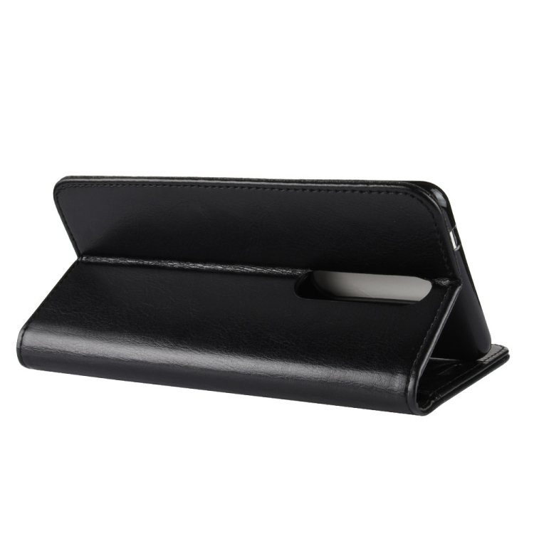 Nokia 5.1 nahkainen kotelo (musta)