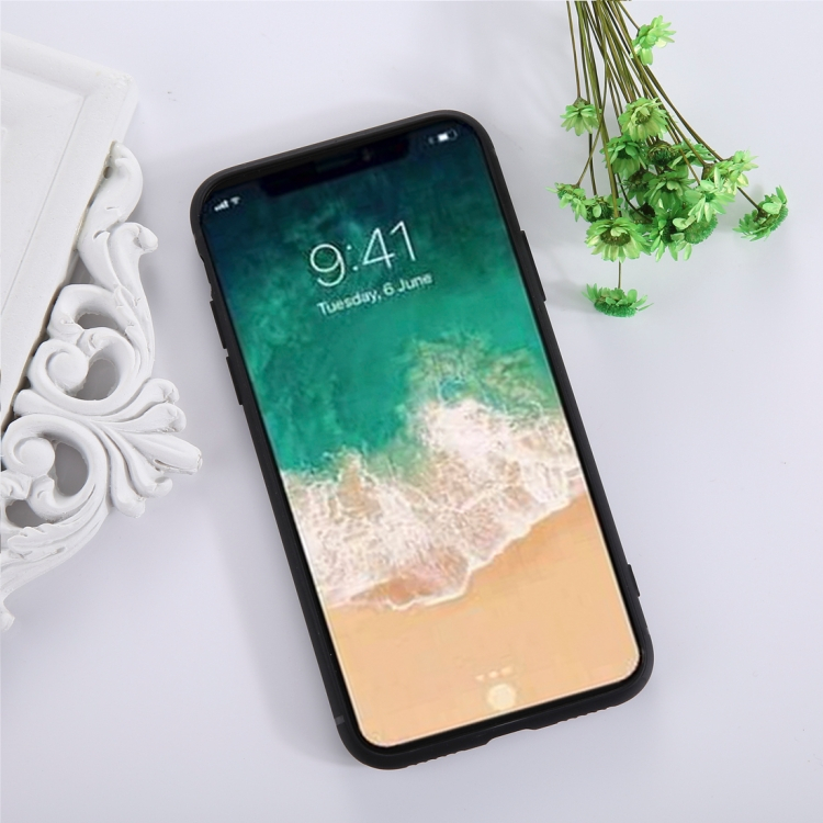 iPhone X / XS suojakuori (musta)