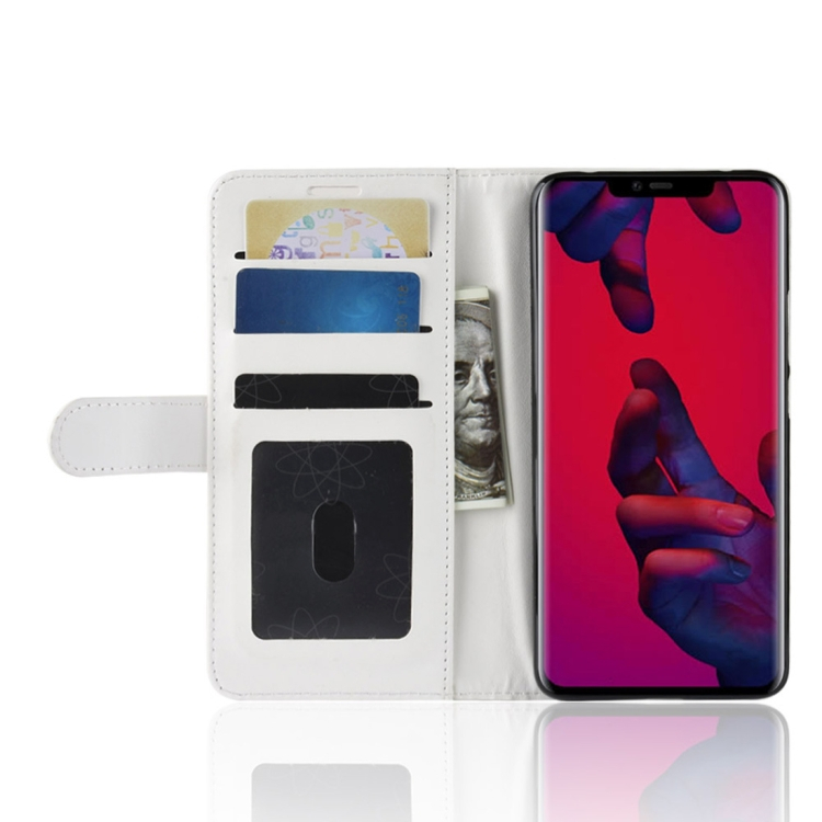 Huawei Mate 20 Pro retrotyylinen käännettävä suojakotelo lompakolla (Valkoinen)
