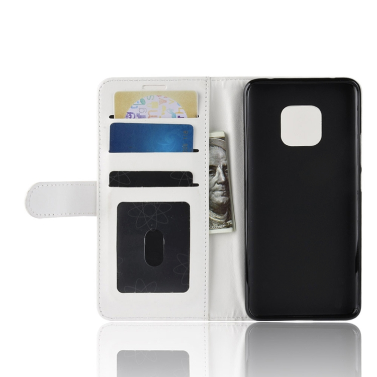 Huawei Mate 20 Pro retrotyylinen käännettävä suojakotelo lompakolla (Valkoinen)