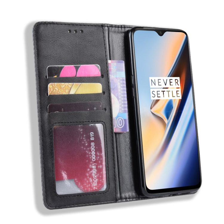 OnePlus 7 nahkainen suojakotelo (musta)