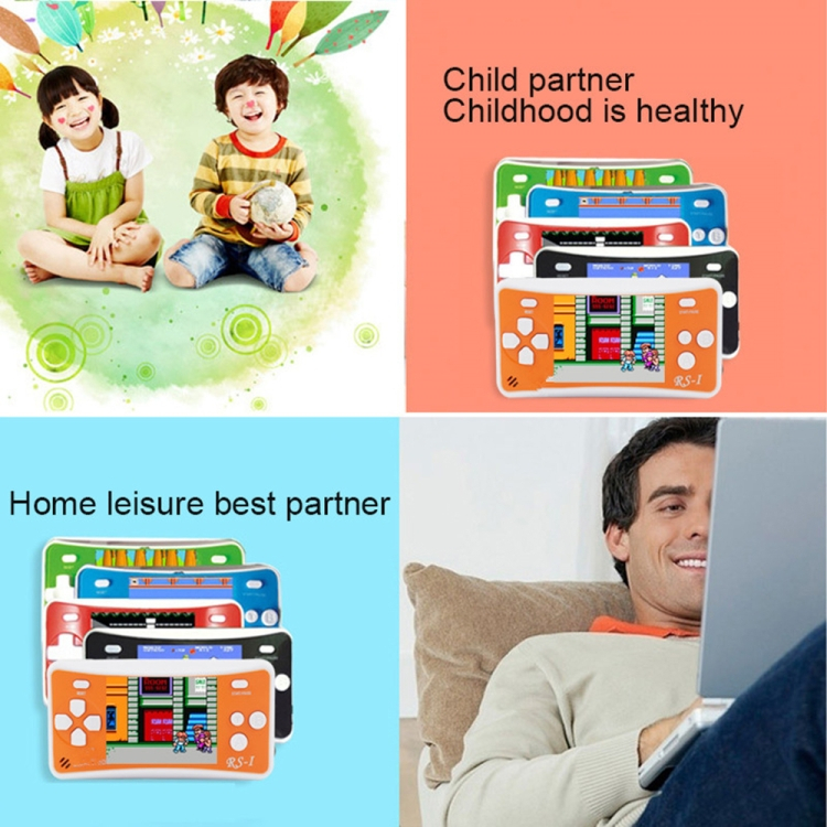 Pelikonsoli, 2,5 tuuman 8-bittinen sisäänrakennettu 152 peliä - oranssi