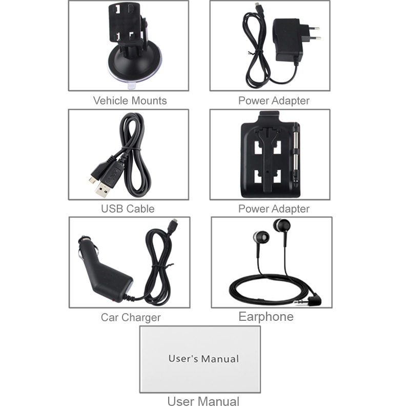 GPS -navigaattori 5 tuuman kosketusnäytöllä