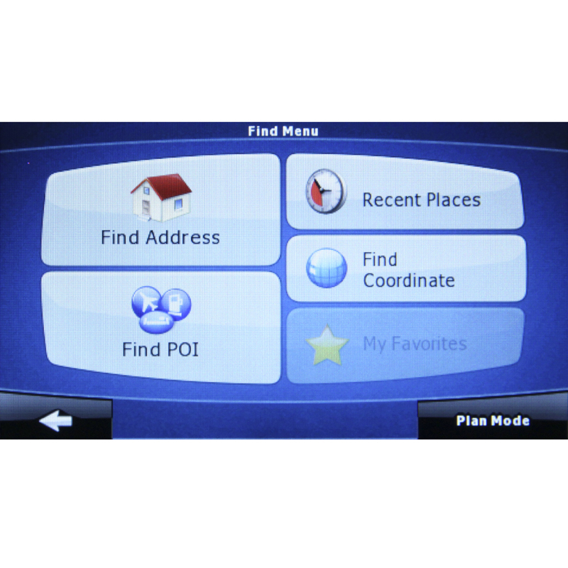 GPS -navigaattori 5 tuuman kosketusnäytöllä