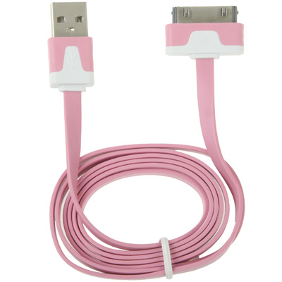 iPod, iPhone, ipad USB kaapeli - vaaleanpunainen