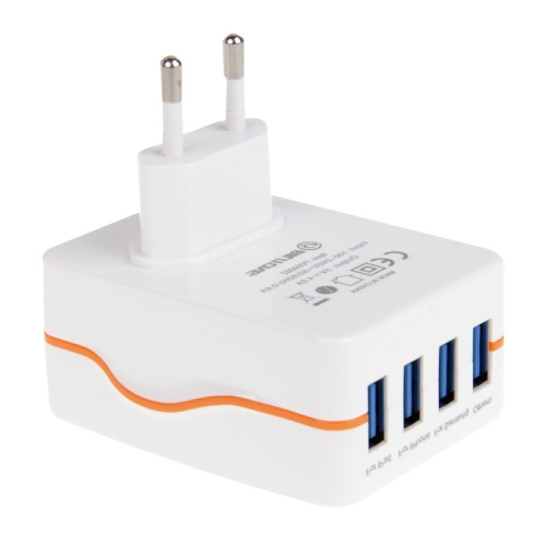 4 Portinen USB virta-adapteri