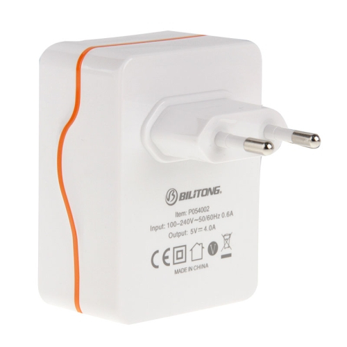 4 Portinen USB virta-adapteri