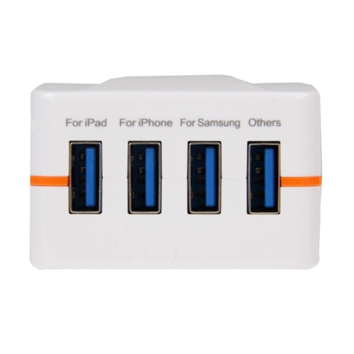 4 Portinen USB virta-adapteri
