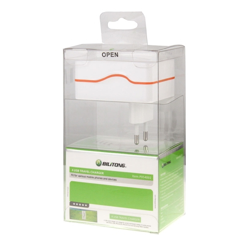 4 Portinen USB virta-adapteri