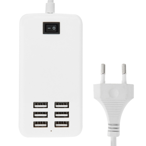 6 Portinen USB latausasema