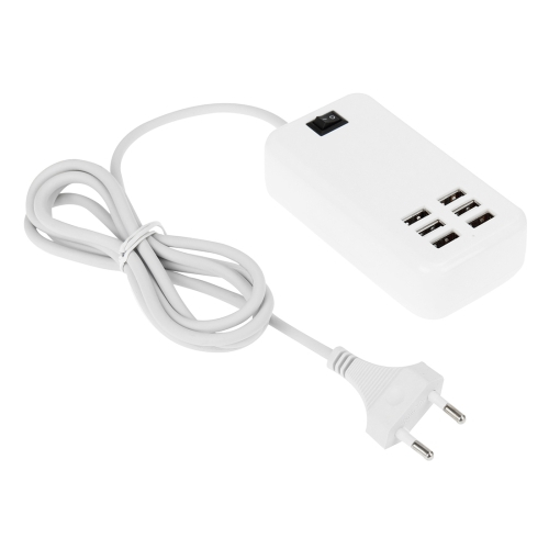 6 Portinen USB latausasema