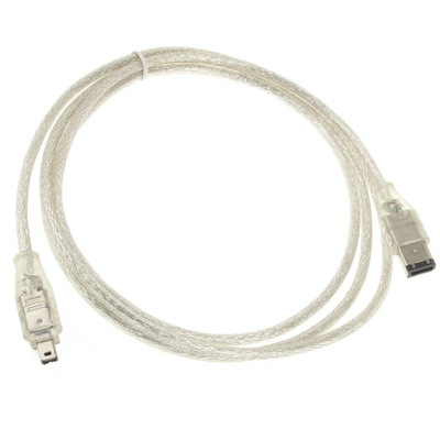 Firewire kaapeli 6-pin uros - 4-pin uros, 1.5m