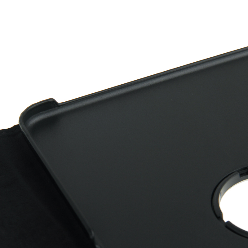 Musta 360 astetta kääntyvä nahkasuojus Samsung Galaxy Tab 3 (10.1)