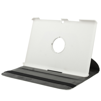 Samsung Galaxy Tab 2 (10.1) nahkainen suojakotelo - kääntyvä, valkoinen