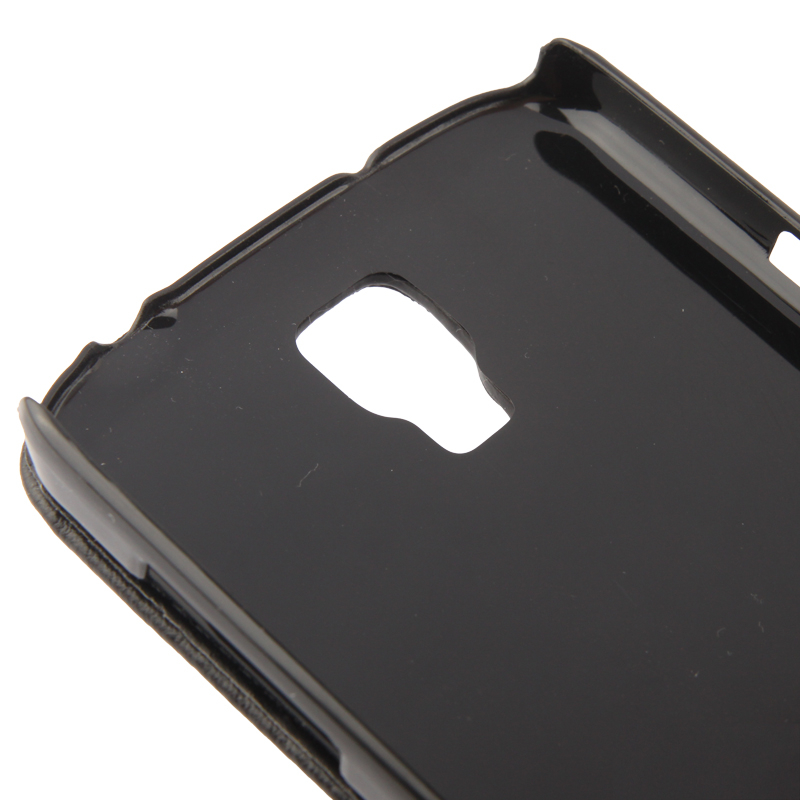 Musta Nahkakotelo Samsung Galaxy S4 Active / i9295 puhelimeen