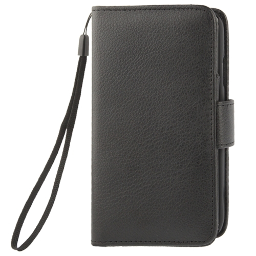 Nahkainen suojakotelo Samsung Galaxy S IV / i9500 (musta)