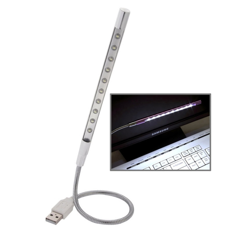Tehokas USB-lamppu 10:llä LED-valolla
