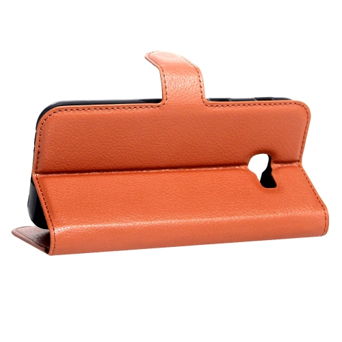 Samsung Galaxy A3 (2017) Nahkainen Suojakotelo (ruskea)