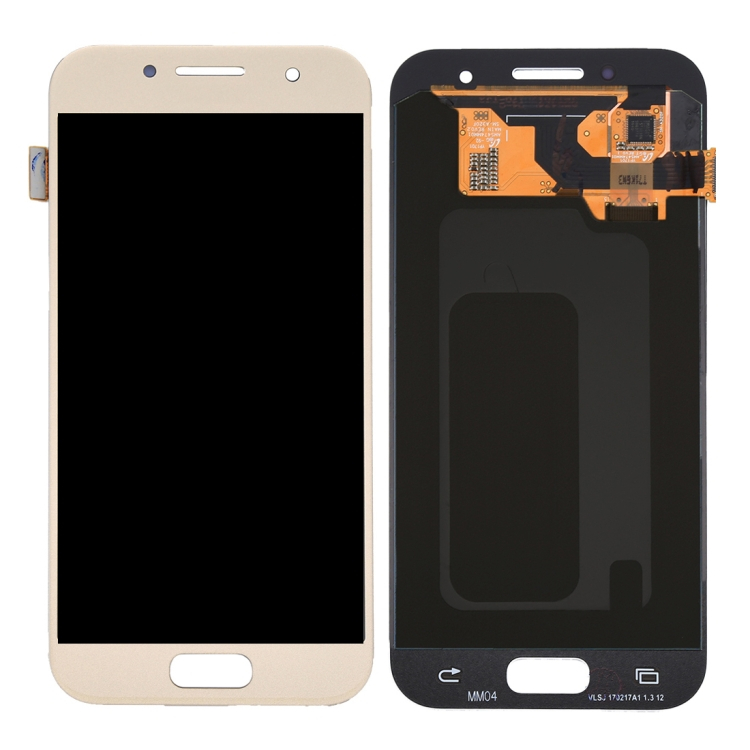 Samsung Galaxy A3 (2017) LCD näyttö ja kosketusnäyttö (kulta)