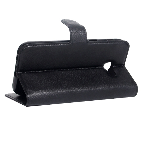 Samsung Galaxy A5 (2017) Nahkainen Suojakotelo (musta)