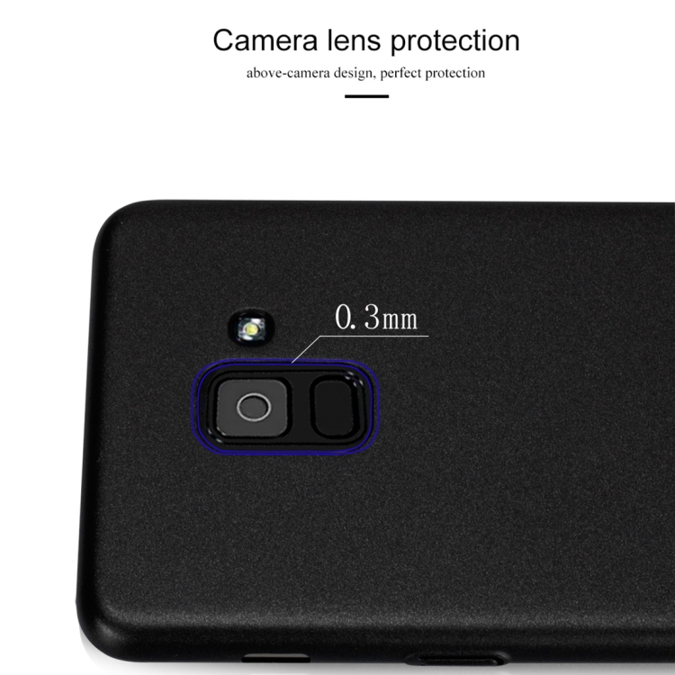 Samsung Galaxy A8 (2018) suojakuori, musta