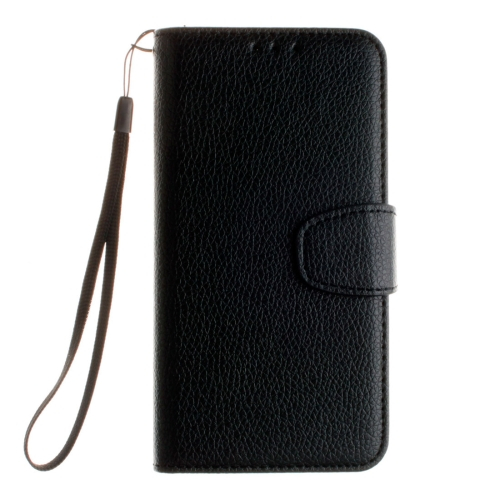 Samsung Galaxy J3 (2016) Nahkainen Suojakotelo (musta)