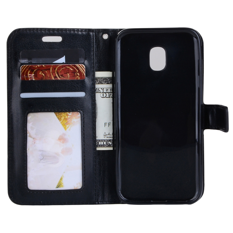 Samsung Galaxy J5 (2017) nahkakotelo (musta)