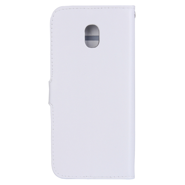 Samsung Galaxy J5 (2017) nahkakotelo (valkoinen)