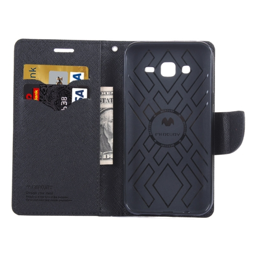 Samsung Galaxy J5 nahkainen suojakotelo , musta